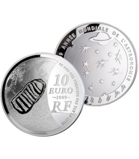10 euros astronomie 2009 - Auteur: Monnaie de Paris
Poids: 22,20 g  0,78 oz

Diamètre: 37 mm  1,46 inch

Tirage: 10 000
Métal:
 