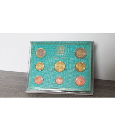 BU VATICAN 2013 -  
Description :
Série en coffret officiel BU 2013 de BENOIT XVI comprenant les 8 pieces 1c à 2€ au millésime 2
