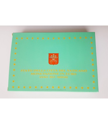 BE VATICAN 2013 - BE VATICAN 2013
Série en coffret officiel BE 2013  de BENOIT XVI de 9 pièces comprenant les 8 pièces 1c à 2€ 