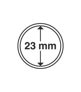 CAPSULES 23 MM -  CAPSULES DE PROTECTION POUR LES PIECES DE 1€
 
Les capsules transparentes pour monnaies de Leuchtturm - la p