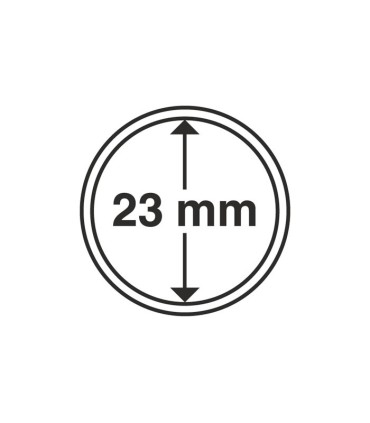 CAPSULES 23 MM -  CAPSULES DE PROTECTION POUR LES PIECES DE 1€
 
Les capsules transparentes pour monnaies de Leuchtturm - la p