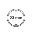 CAPSULES 23 MM -  CAPSULES DE PROTECTION POUR LES PIECES DE 1€
 
Les capsules transparentes pour monnaies de Leuchtturm - la p