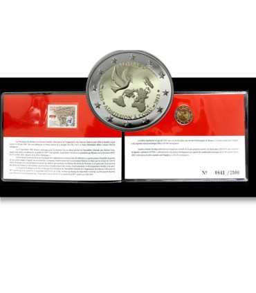 ENCART MONACO 2013 - 
	 

	 

	Description:

	Encart officiel Monégasque du musée des timbres et des monnaies émis à seulement 2