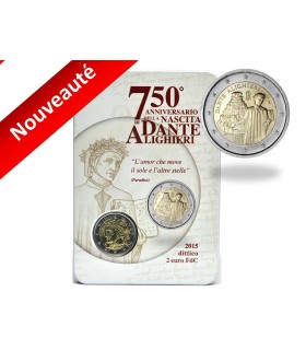 Coincard Italie 2015 Dante Alighieri -  
Description:
Coincard officielle en qualité Brillant Universel (BU)commémorant le 750