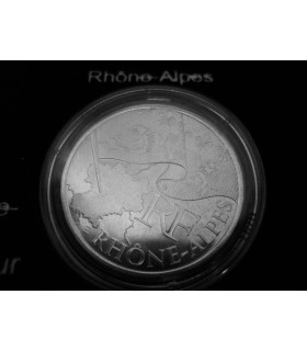 10 Euro RHONE ALPES - caractéristiques
 
Diamètre: 29,00 mm
Poids: 10,00 g
Métal: Argent 925/1000
Faciale: 10 €
Qualité: UNC
Tir