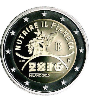 Coincard Italie 2015 Exposition de Milan - Description:
COINCARD EXPO DE MILAN 2015
La pièce présente dans cette coincard symbol