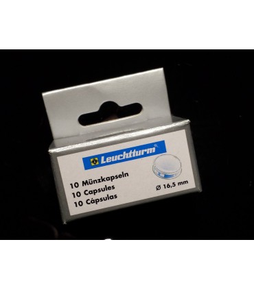 100 CAPSULES tous diamètres -  
Promotion Pack de 10 boites de 10 capsules de marque Leuchturm .
Différents diamètres disponib