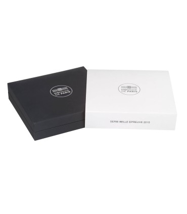 Coffret Belle épreuve France 2015 - 
	Série 1 cents à 2 euro + 10 € commémorative en qualité belle épreuve 2015

	Description : 