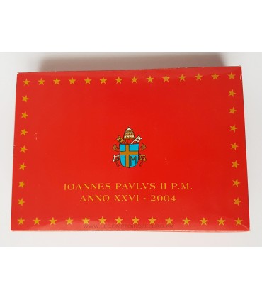 BE VATICAN 2004 - BE VATICAN 2004

 

Description:

Série en Coffret Officiel BE 2004 de JEAN PAUL II contenant 8 pieces du 1c a