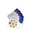 BU Allemagne 2005 -  

Lot de 5 coffrets annuels comprenant les 8 pièces de 1 cent à 2 Euros au millésime 2005.

Tirage: 85 000 