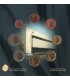 BU BENELUX 2003 - 3 séries complètes millésimées 2003 de 1 cent à 2 euro des Pays-Bas, de la Belgique et du Luxembourg ainsi qu'