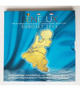 BU BENELUX 2013 - Emis conjointement par la Belgique, les Pays-Bas, et le Luxembourg, ce coffret contient les 8 pièces 2013 de c