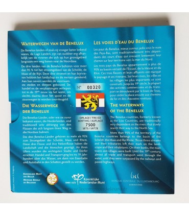 BU BENELUX 2013 - Emis conjointement par la Belgique, les Pays-Bas, et le Luxembourg, ce coffret contient les 8 pièces 2013 de c
