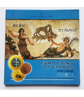 BU Chypre 2009 - Description:

 

Le coffret chypriote BU 2009 met à l'honneur le site archéologique de Paphos dans le sud de l'