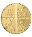 10 Euro or lourdes 2008 - Lourdes - 10 € Or 1/4 oz BE 2008

Auteur: Atelier de Gravure

Poids: 8,45 g  0.30 oz

Diamètre: 22 mm 