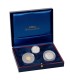 coffret semeuse 2008 - Coffret en édition limitée (42 exemplaires) de la Monnaie de Paris regroupant les 3 pièces SEMEUSE au mil
