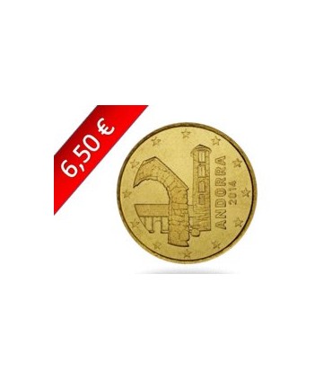 Pièces euro d'Andorre 2014 au détail - 
	Faites votre choix parmis les pièces de 5 cents ,10 cents,20 cents ,50 cents ,1 euro, 2