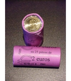 Rouleau Monaco 2011 - 
	Nouveauté février 2012

	 

	Rouleau serti comprenant 25 pièces  officielles de 2 € Monaco 2011 représen