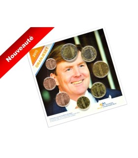 Série euro Pays Bas 2015 - Composition:

La série de 8 pieces neuves à l‘effigie du nouveau Roi Willem-Alexander 
remplaçant l‘e