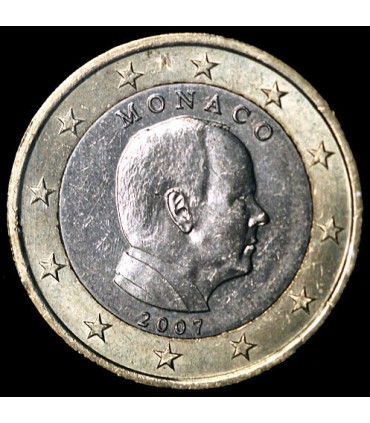 1 Euro monaco 2007 fauté - Descriptif : 
MONACO, la très rare pièce de 1 euro 2007, à l'effigie de S.A.S. Albert II, avec la va
