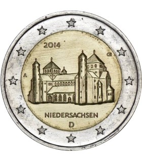 2€ ALLEMAGNE 2014 Église Saint Michel de Hildelsheim