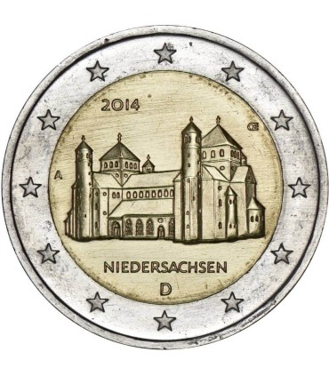 2€ ALLEMAGNE 2014 Église Saint Michel de Hildelsheim