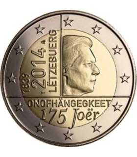 2 euro commémorative  Luxembourg 2014
