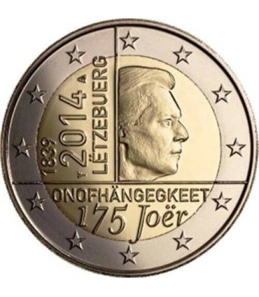 2 euro commémorative  Luxembourg 2014