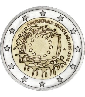 2 Euro Allemagne 2015 Drapeau