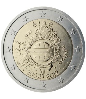 2€ "10 ans de l'euro " Irlande 2012