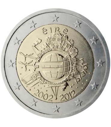 2€ "10 ans de l'euro " Irlande 2012