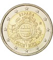 2€ "10 ans de l'euro " Espagne 2012
