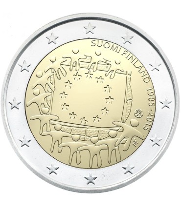 2 Euro Finlande 2015 - Drapeau