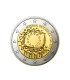 2 Euro Autriche 2015 Drapeau - 
	2 Euro Autriche-Drapeau

	Description:

	Afin de célébrer le 30e anniversaire du drapeau de l’U