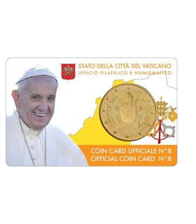 Coincard 50 cent Vatican 2017