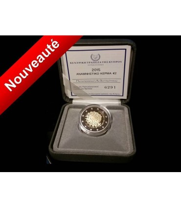 2 Euro BE Chypre 2015 Drapeau -  - 2 Euro BE Chypre 2015 Drapeau -  Le Comptoir de l'Euro  