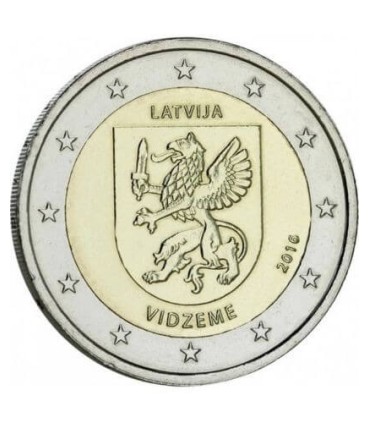 2 Euro Lettonie 2016 Vidzeme