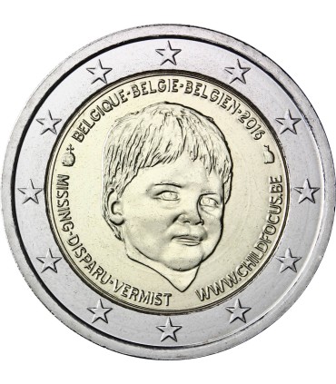 2 Euro Belgique 2016 Child Focus