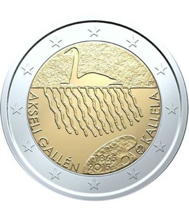 2 Euro Finlande 2015 Akseli Gallen - Description:

Pièce de 2 Euro Commémorative sur le thème du 150e anniversaire de la naiss