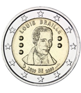 2€ LOUIS BRAILLE Belgique  2009