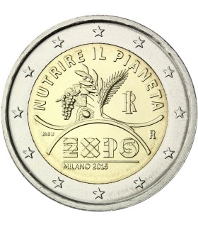 2 Euro Italie 2015 - Exposition de Milan