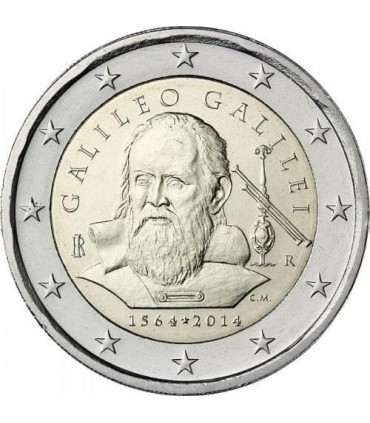 2 euro commemorative Italie 2014-Galilée