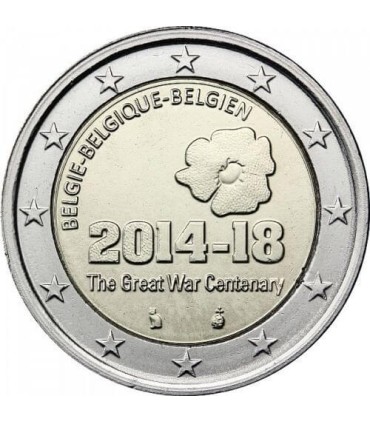 2 euro commémorative BELGIQUE 2014