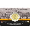 Coincard Francaise 2 Euro Belgique 2017 Université de Liège