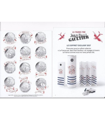 12 X 10 Euro 2017 Jean Paul Gaultier + 50 Euro