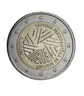 2 euro Lettonie 2015 Presidence UE