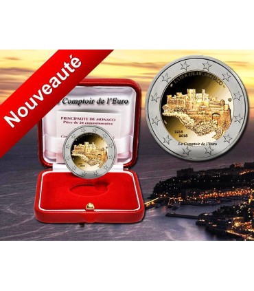 2 Euro Monaco 2015-800 ans du Chateau -  - 2 Euro Monaco 2015-800 ans du Chateau -  Le Comptoir de l'Euro  