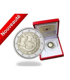 2 Euro Belle Epreuve Vatican 2015 - 
	 

	 2 € commémorative Vatican 2015 en qualité Belle Epreuve

	La première pièce de 2€ Com
