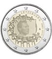 2 Euro Luxembourg 2015 Drapeau