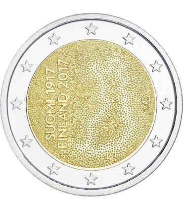 2 Euro  Finlande 2017 Independance